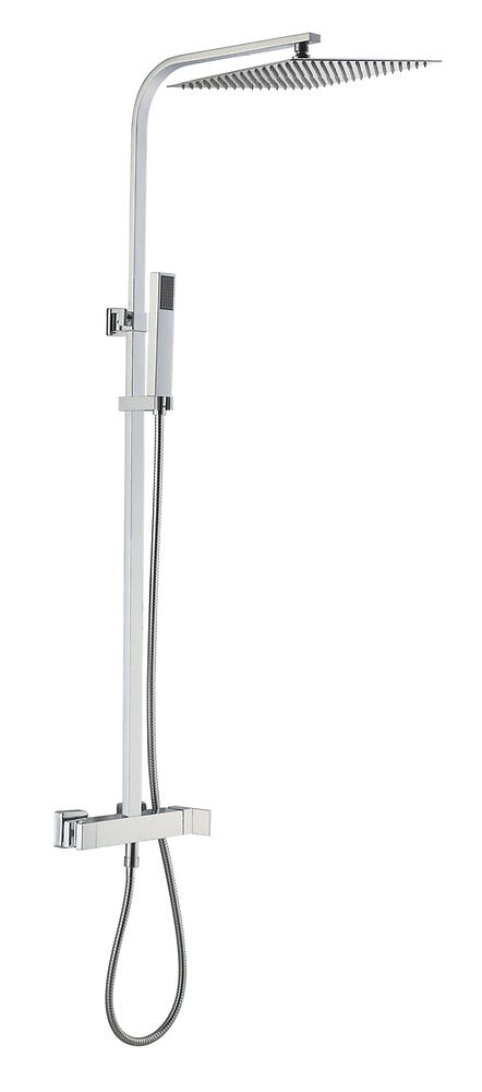 ESSEBAGNO - Kiara colonne de douche chromée avec mitigeur mécanique - large