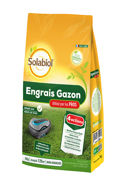 ENGRAIS GAZON PROFESSIONNEL 1x5kg SOL Bricorama