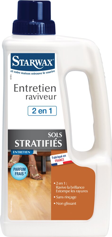 STARWAX - Entretien raviveur 2en1 Sols stratifiés 1l - large