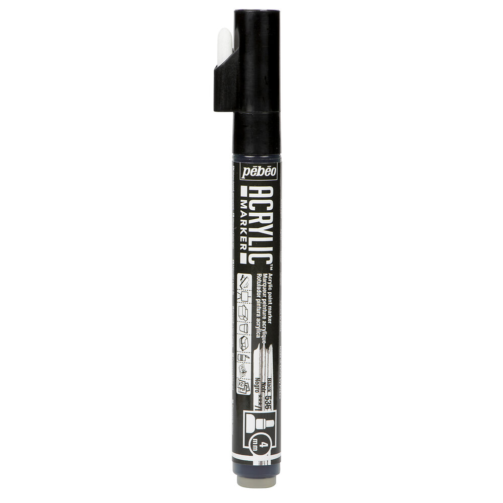 PEBEO - Acrylic marker 2-4mm noir - large