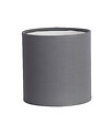 Abat-jour forme cylindre D30 en coton gris ardoise - vignette