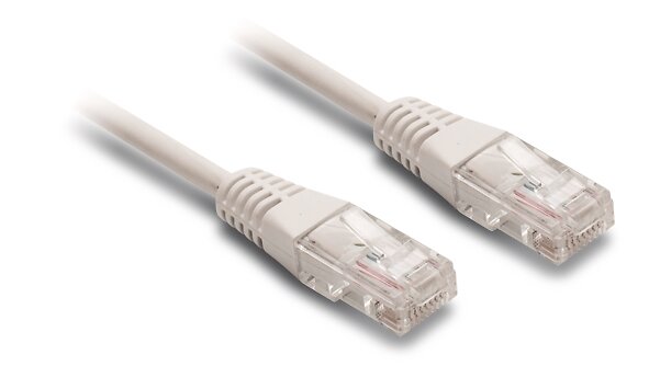 BRICELEC - Câble Ethernet RJ45 CAT 5e mâle-mâle droit - UTP 5m - large