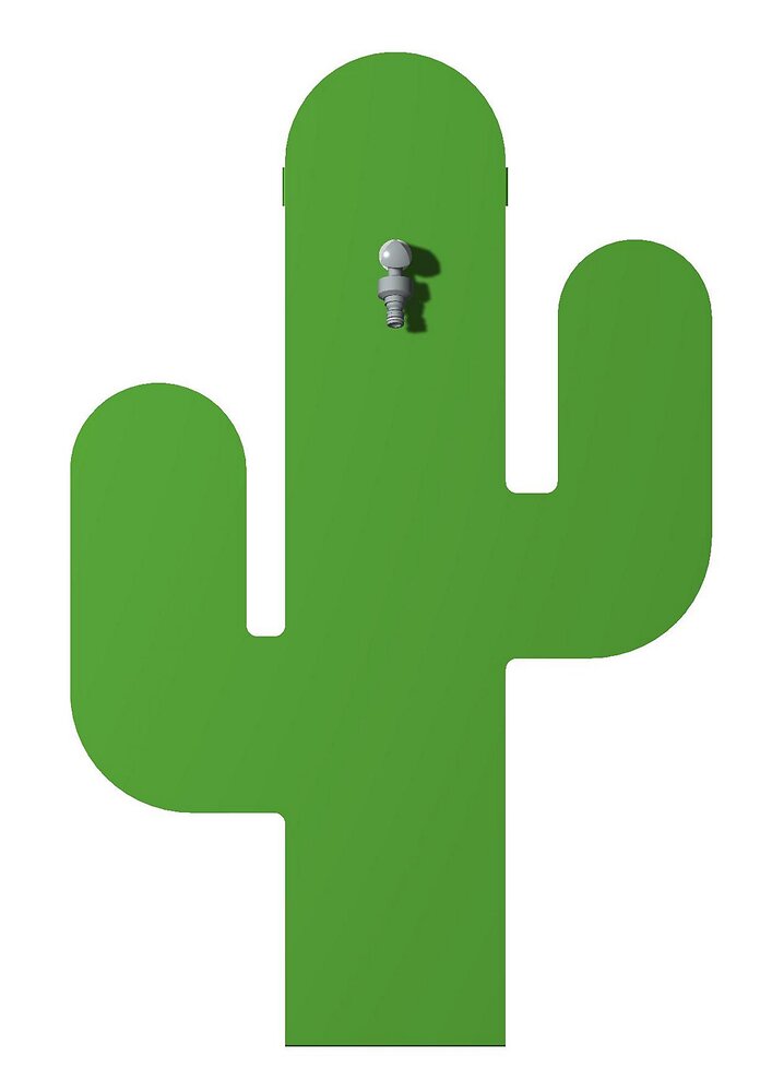 DEVISMES - Fontaine murale cactus verte - large