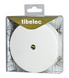 TIBELEC - Pavillon métal diamètre 100mm blanc - vignette