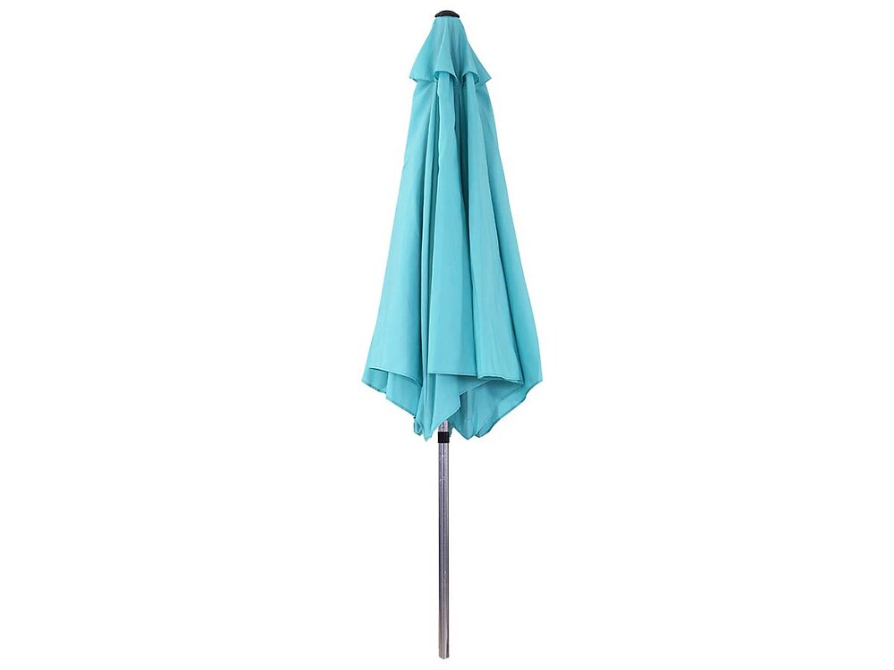 HABITAT ET JARDIN - Parasol jardin droit Alu "Sol" - Rond - Ø 3m - Bleu - large