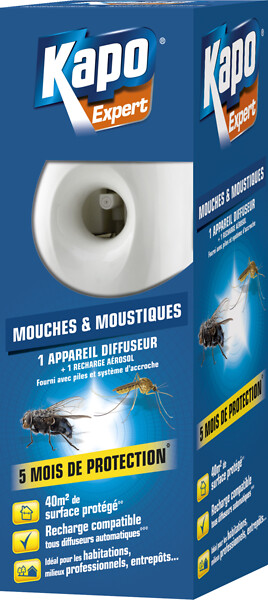 Recharge pour diffuseur anti-moustiques et mouches DECAMP