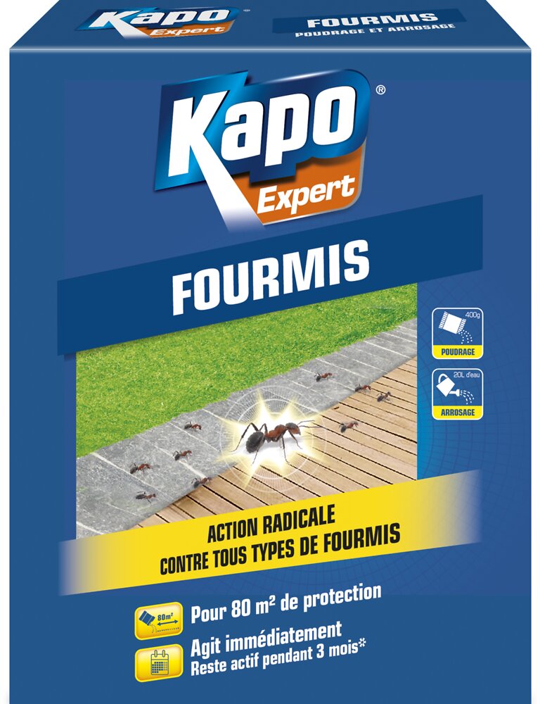 KAPO - Insecticide Fourmis Granulés Boîte 400g - large