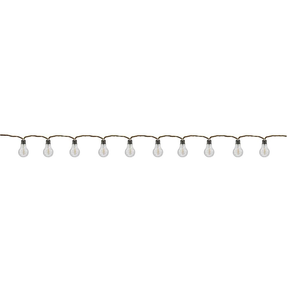 guirlande lumineuse fantasy cord beige corde 7.5m 10 ampoules