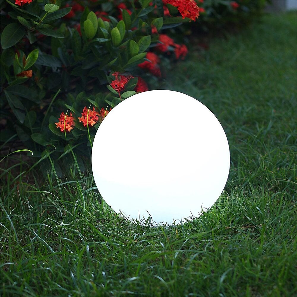 boule lumineuse solaire solsty c30 blanc polyéthylène ∅30cm