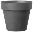 DEROMA - Pot plastique Vaso Like Anthracite 22cm, gris - vignette