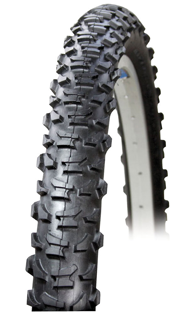 Pneu Vélo 16 X 1.75 Avec Flanc Noir/Blanc Et Ligne Bleue Marque Og