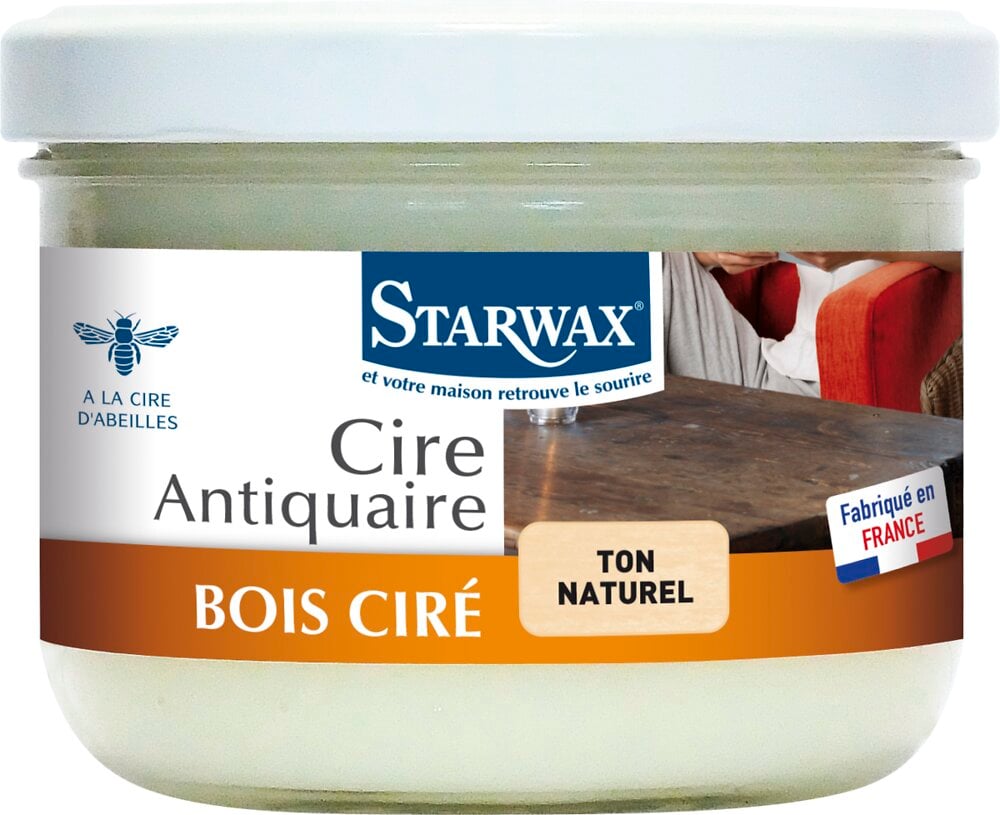 Cire Antiquaire en pâte Bois ciré Ton Naturel 375ml | Bricorama