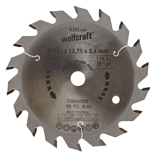 Lame de scie circulaire - 165mm - pour scie circulaire sans fil 18V Lame de scie circulaire - 165mm - pour scie circulaire sans fil 18V
