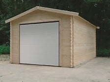 SOLID Garage en bois28MM 3538X358 porte sectionnelle