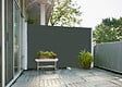 IDEAL GARD - Rideau de terrasse amovible 1.8mx3m gris acier - vignette
