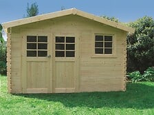 SOLID Abri de jardin Chimay - Bois - 10.66m2