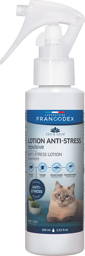 lotion anti-stress & repulsive pour chat 100ml