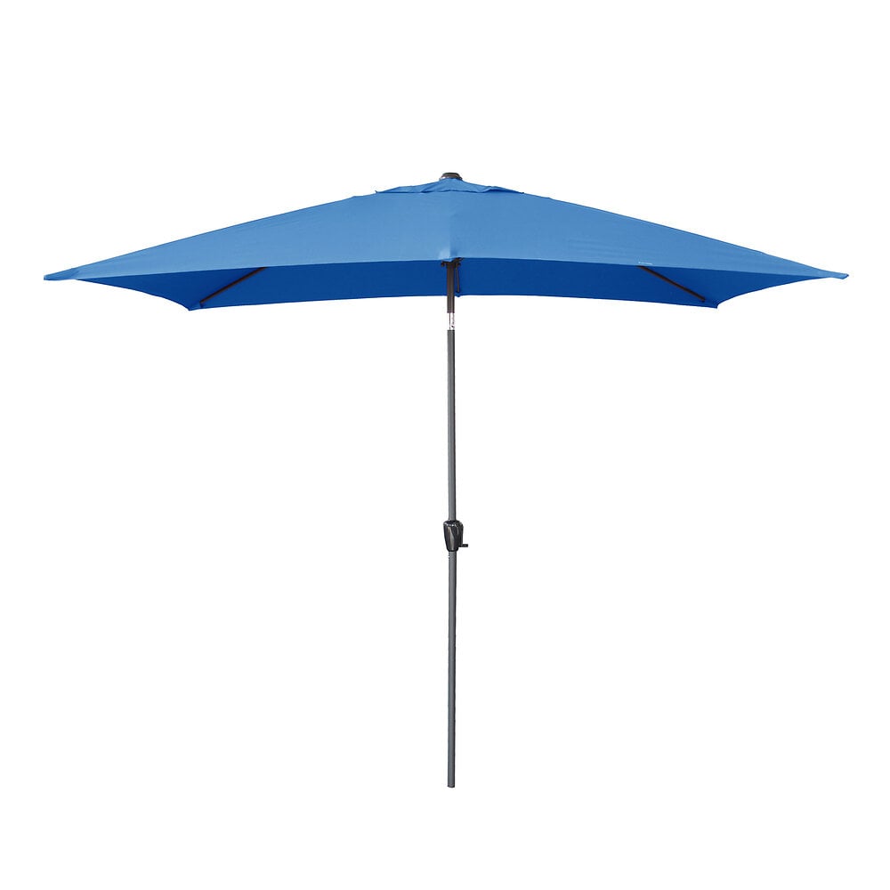 Parasol droit 3x2m bleu Bricorama