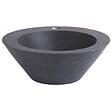 PLANETE_BAIN - Vasque à poser conique en pierre naturelle de couleur gris ardoisé - vignette