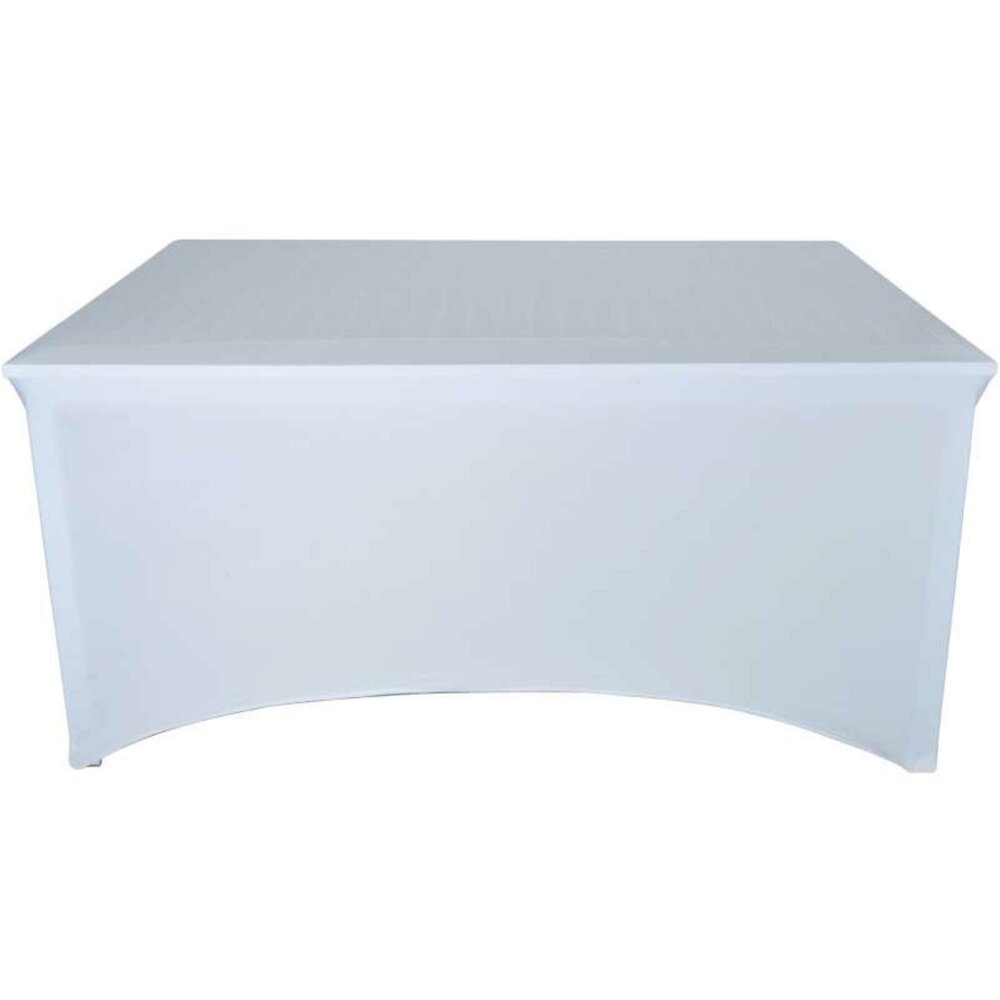 WERKAPRO - Housse nappe pour table pliante 180cm Werkapro Blanche - large
