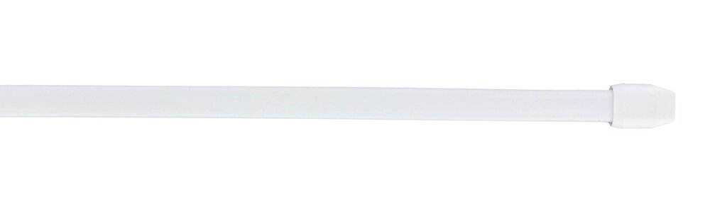 RIDORAIL - 2 tringles de vitrage plates extensibles 60-110cm blanc - large