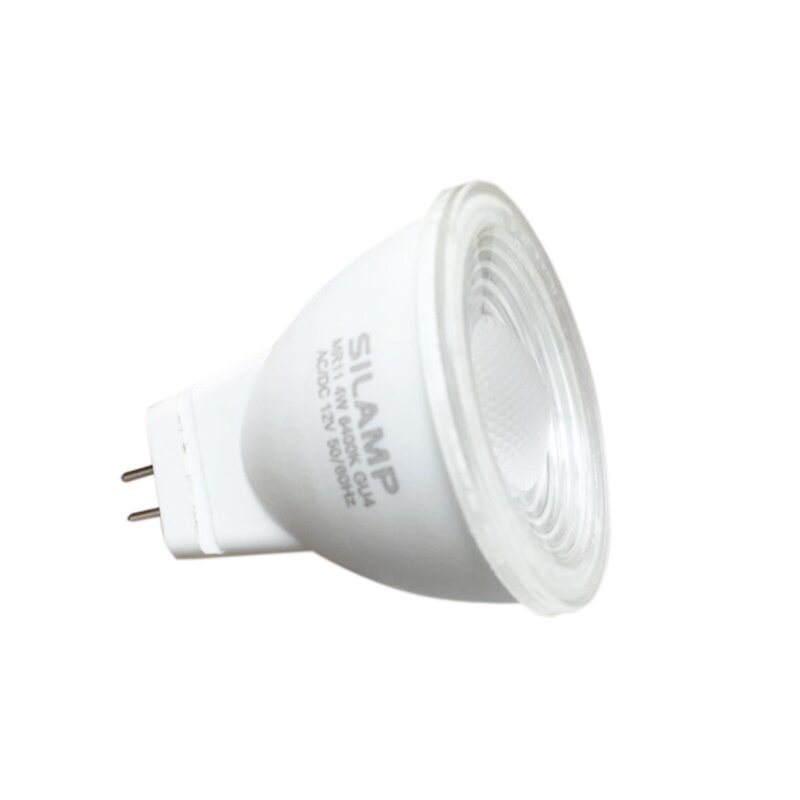SILAMP - Ampoule LED GU4 / MR11 4W 12V - Blanc Neutre 4000K - 5500K - SILAMP - large