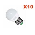 SILAMP - Ampoule E27 LED 6W 220V G50 220° (Pack de 10) - Blanc Chaud 2300K - 3500K - SILAMP - vignette