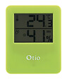 OTIO - Thermomètre / Hygromètre intérieur magnétique - Vert - Otio - vignette
