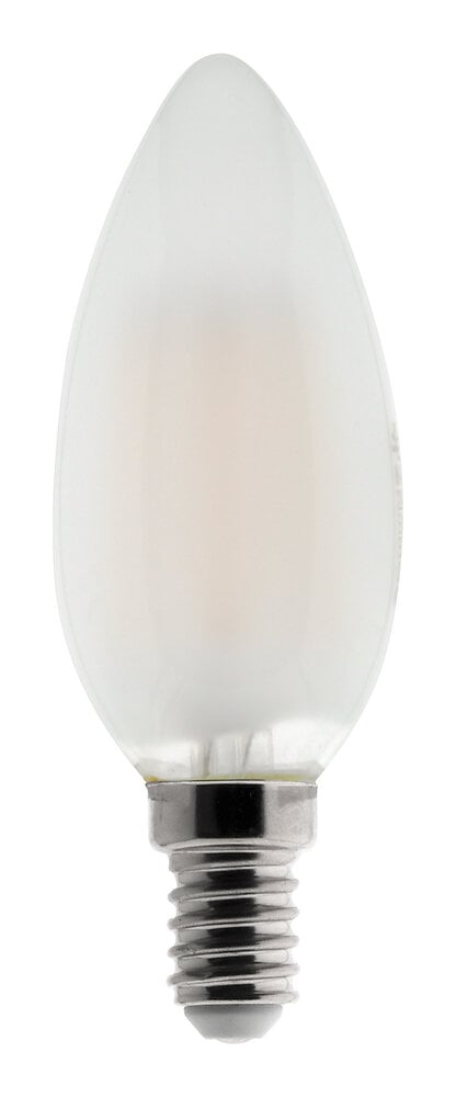 ELEXITY - Ampoule Déco filament LED dépoli Flamme 4W E14 400lm 2700K (blanc chaud) - large