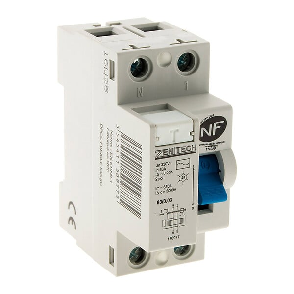 Interrupteur Différentiel 63A/30mA type A NF (EASY CONNECT) - Thomson