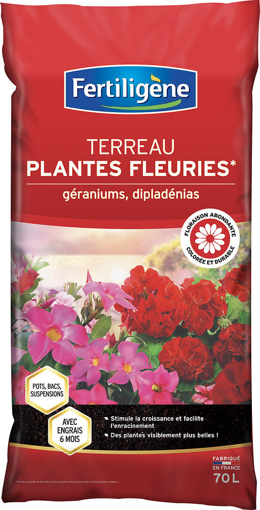 - - Terreau Plantes Fleuries et Geraniums 70L - large