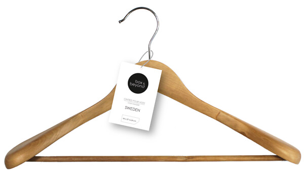 BOX&BEYOND - Cintre pour veste en bois - large