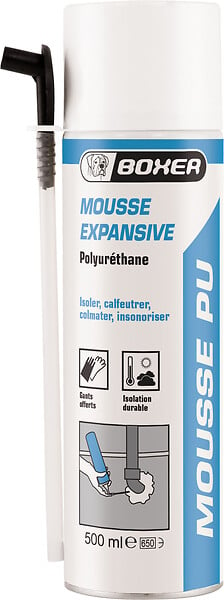 Bombe Spray de mousse Polyuréthane 500 ml