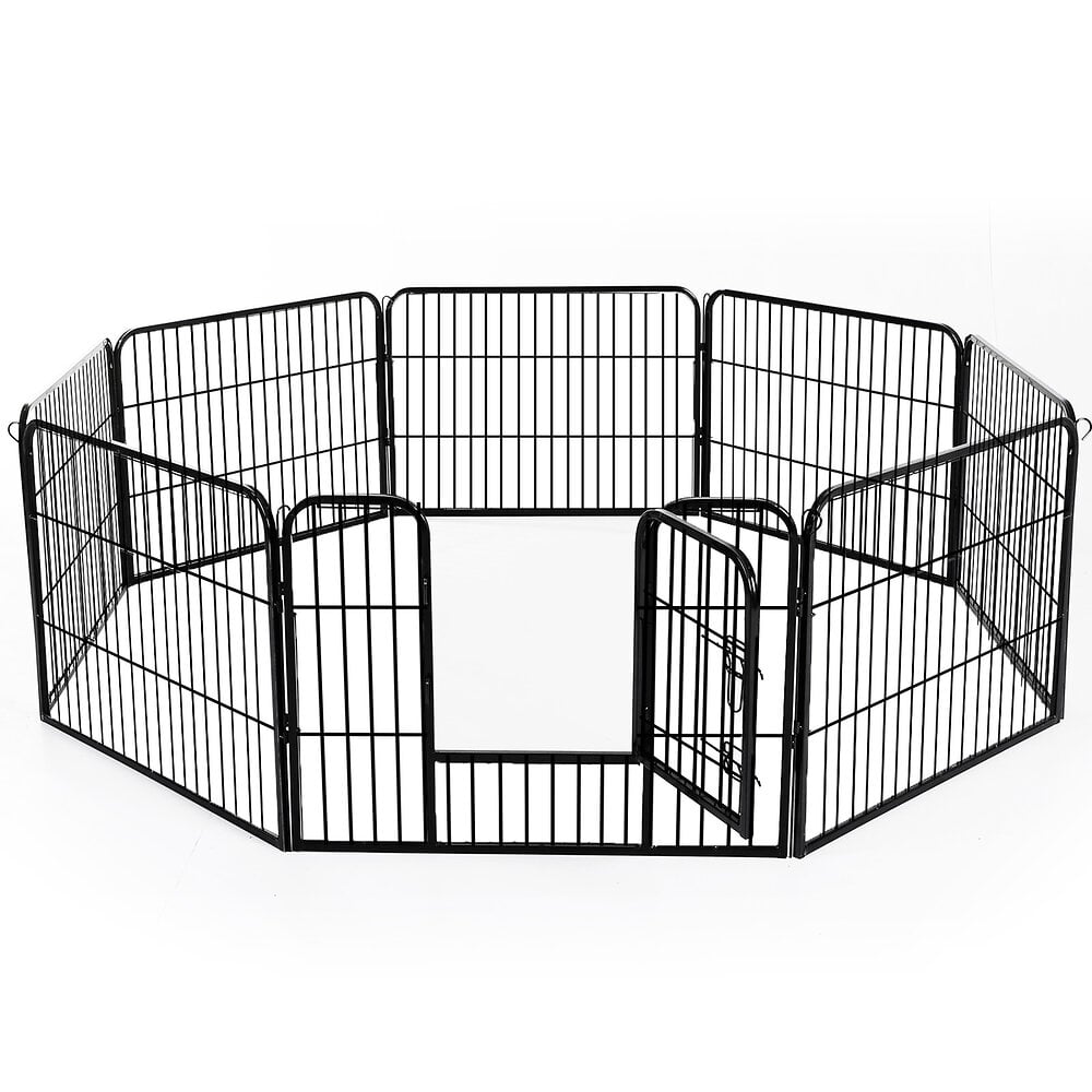 PawHut Parc/Enclos pour Chien chiot Animal de Compagnie 1 Porte