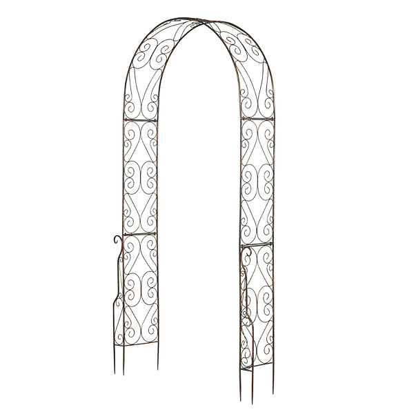 Arche de jardin arche rosiers style fer forg dim. 120L x 30l x