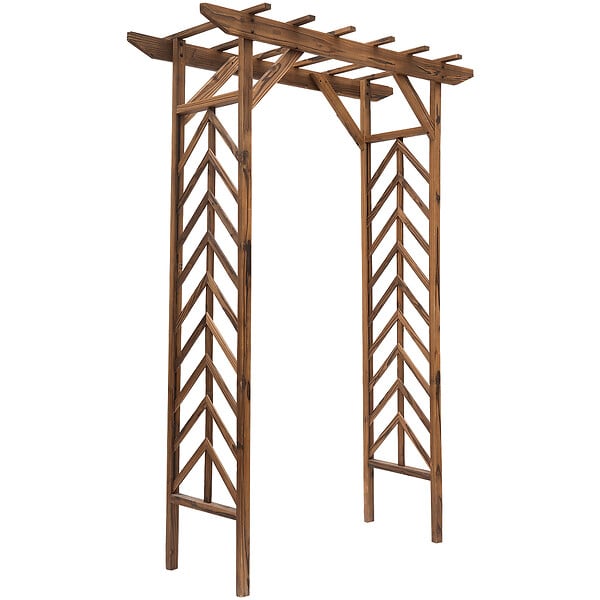 Arche de jardin arche rosiers style exotique dim. 140L x 65l x