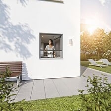 Moustiquaire fenêtre enroulable 100x160cm en aluminium brun protection  insectes