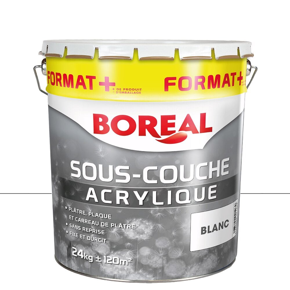 BOREAL - Sous-couche - Blanc acrylique - 51m² - large