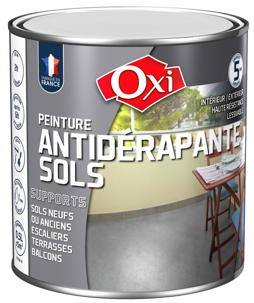 OXI - ANTIDERAPANTE GRIS CLAIR 0.5L - large