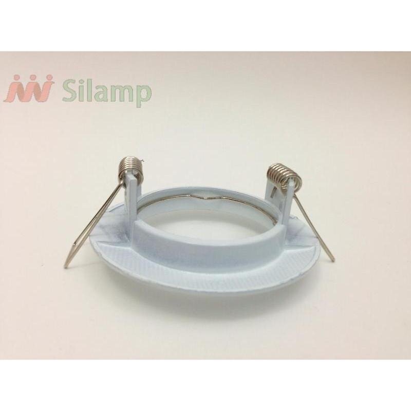 SILAMP - Support Spot GU10 LED Rond BLANC - Blanc - SILAMP - large