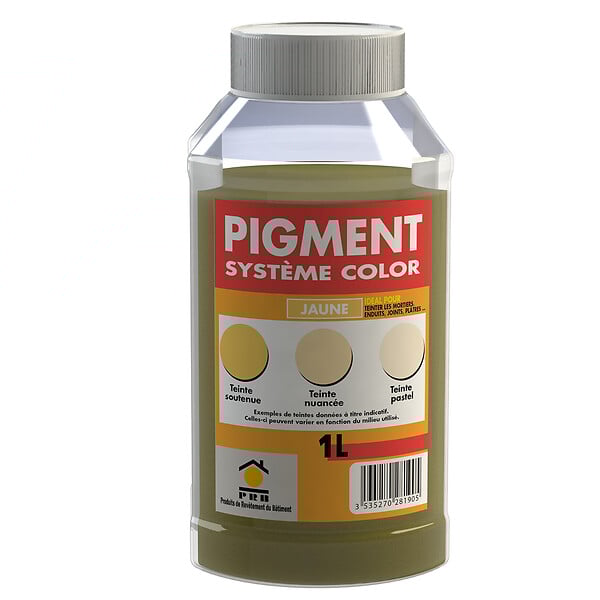 Pigments syst?�me couleur jaune 1l | Bricorama