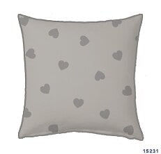 Coussin en polyester modèle Martigny gris