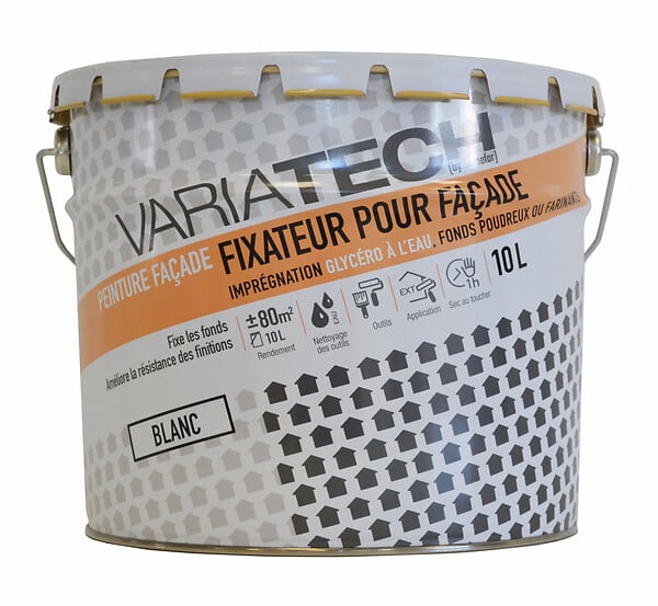 Fixateur pour façade blanc 10L Brico Cash