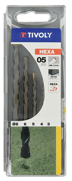 Foret D'étape à Flte En Spirale Foret D'tape à Tige Hexagonale Foret De