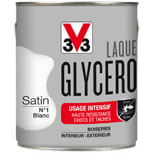 Peinture laque Glycéro - Blanc - Satin - 2,5L