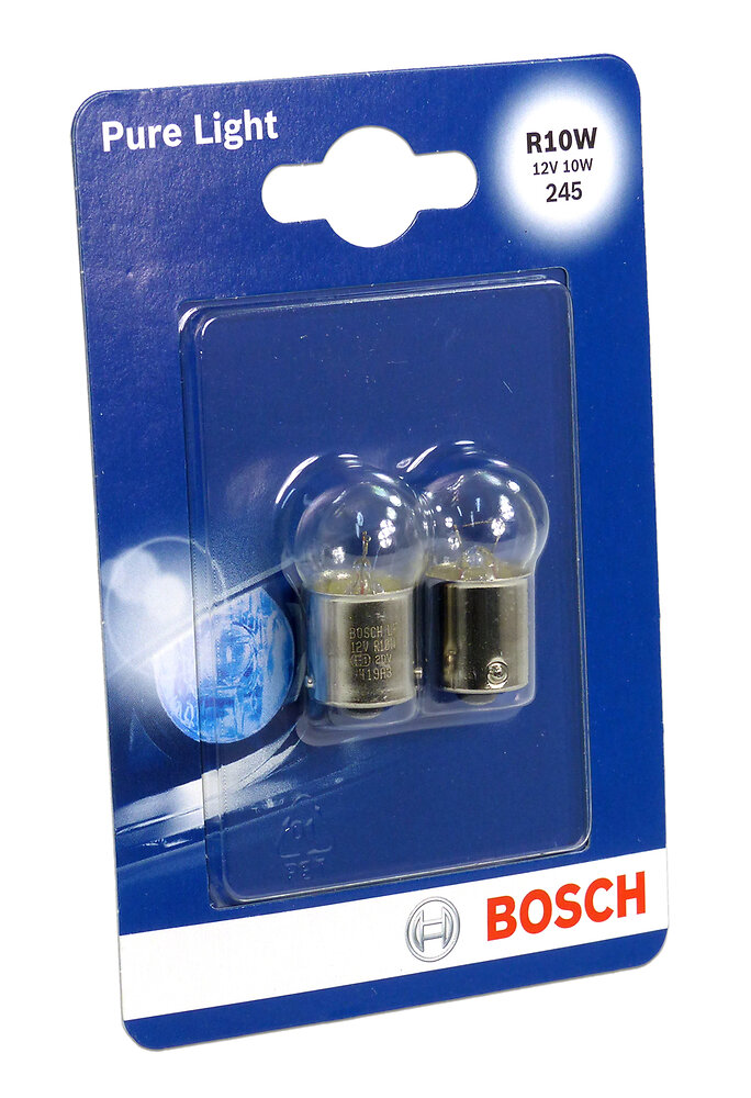 BOSCH - Ampoules auto Pure Light 2 R10W 12V 10W BOSCH - large