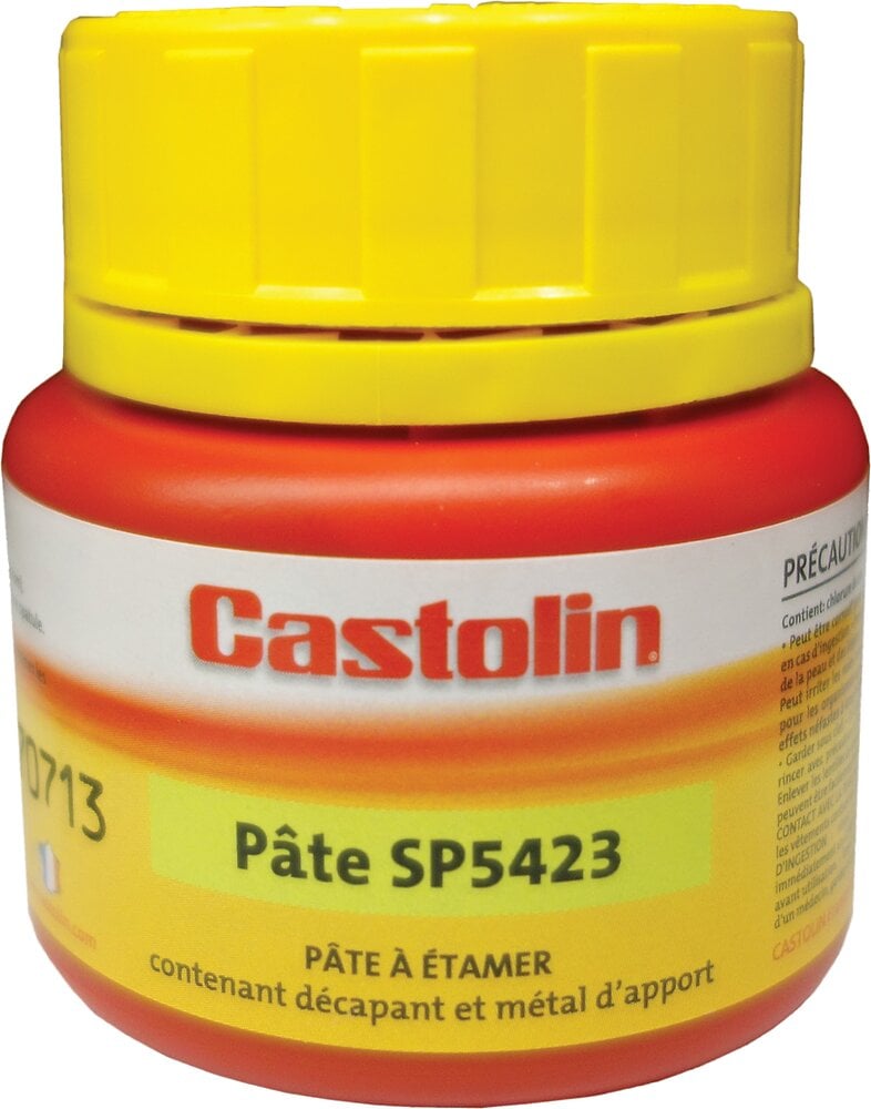 CASTOLIN - Pâte à étamer prête à l'emploi spéciale plomberie SP5423 100g - large