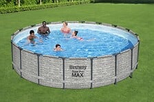 BESTWAY Piscine tubulaire Steel Pro - Ronde - D549xH122cm