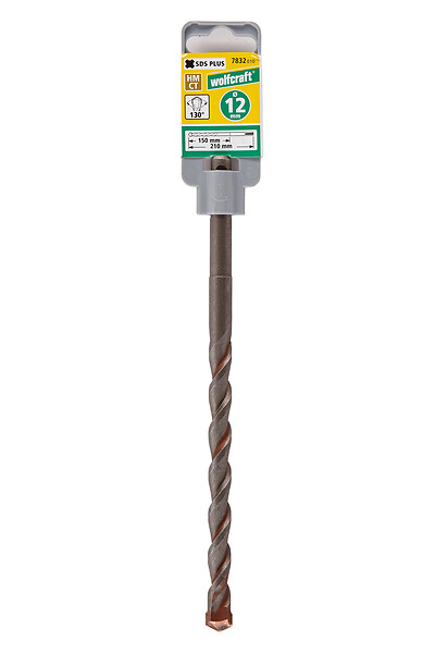 WOLFCRAFT - 1 Foret pour perforateur SDS+ D12.0x210mm - large