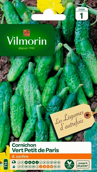 Semi Di Cetriolo Petit De Paris Biologici Germisem - Confezione Da 2g | Per Orto E Giardino - Foto 5